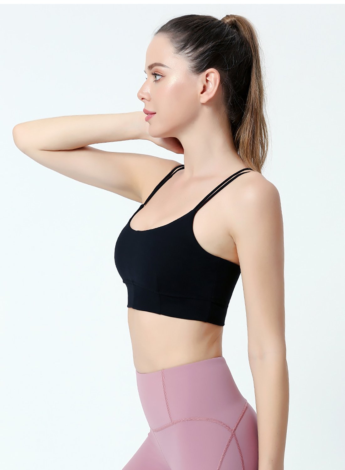 Multiple Color Women Sports Yoga Top