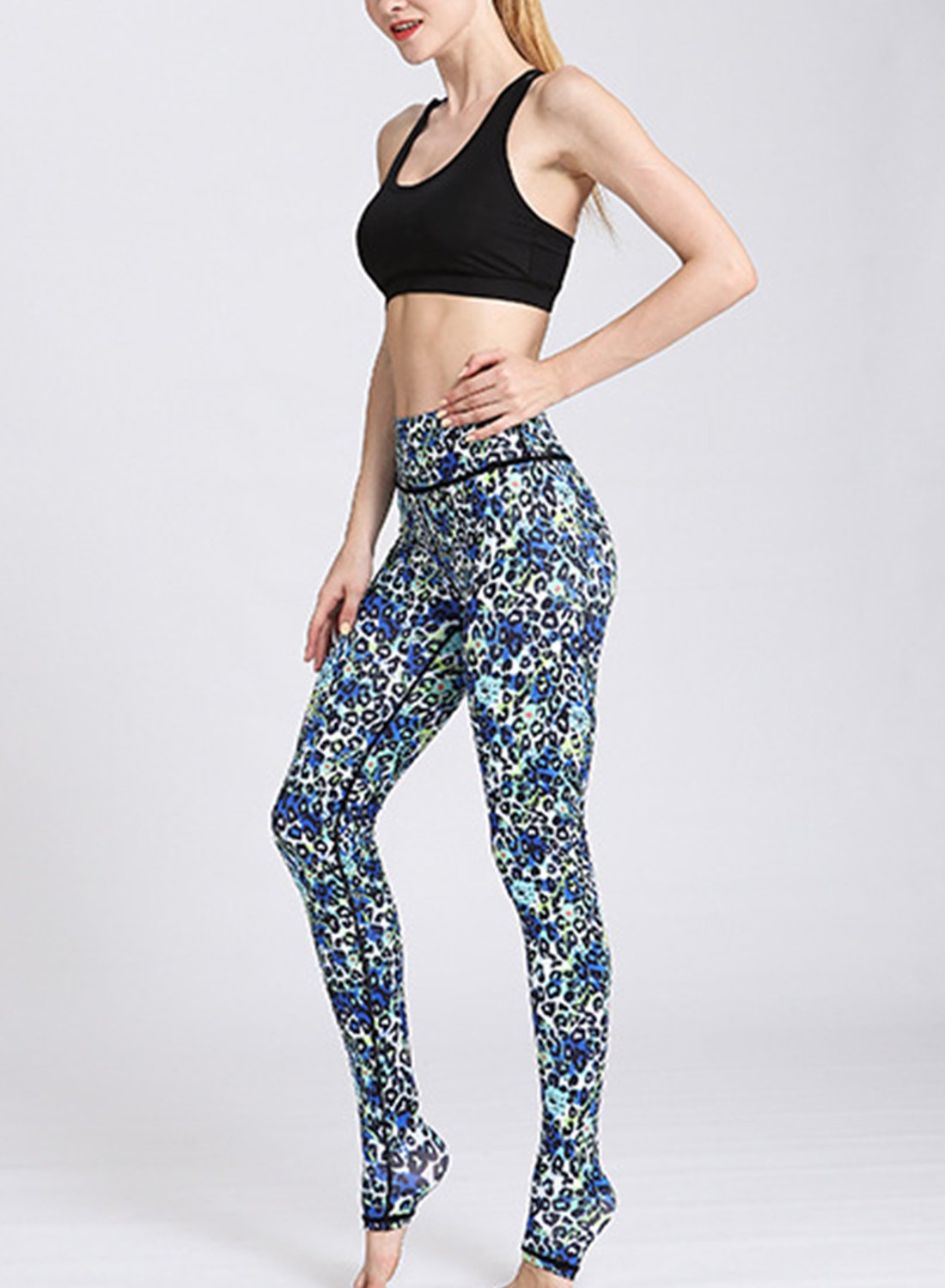 Step-foot Women Leopard Print Leggings