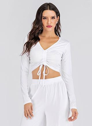 Women Casual Long Sleeve Yoga Top