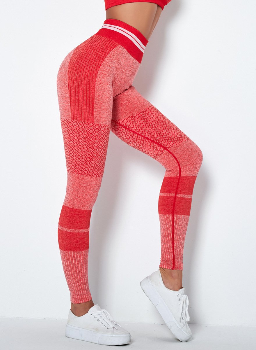 Popular Solid Color Seamless Women Sports Leggings-JustFittoo