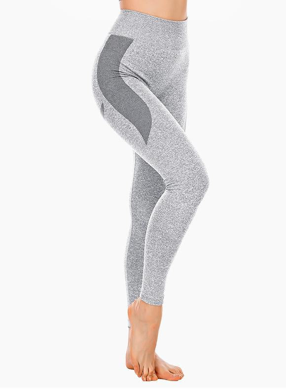 Solid Color Women Seamless Squat Proof Workout Gym Legging-JustFittoo