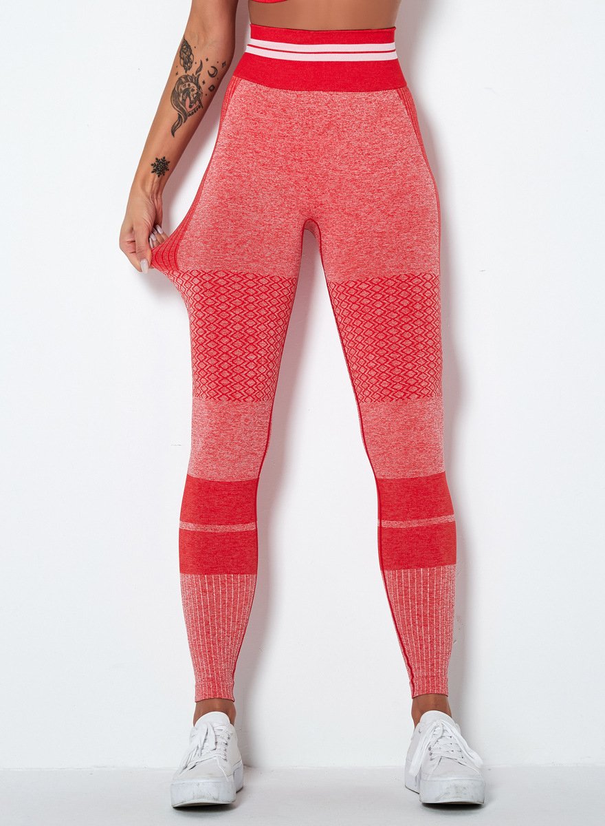 Popular Solid Color Seamless Women Sports Leggings-JustFittoo