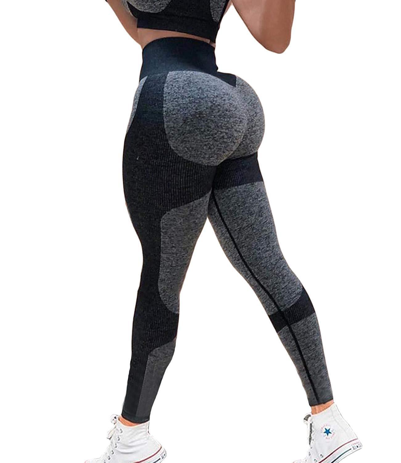 FITTOO Women's Tone in Tone Ultra Soft Breatheable Yoga Pants-JustFittoo