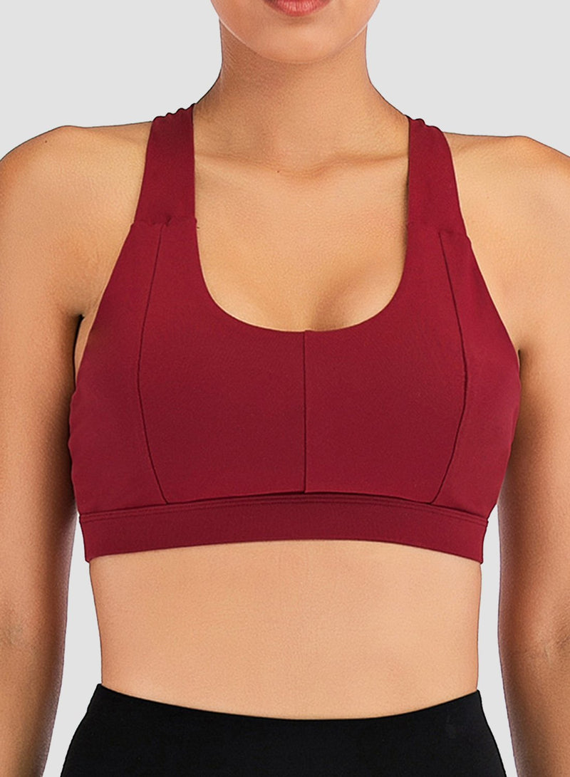 Back Beautifying Low-intensity Sports Bra