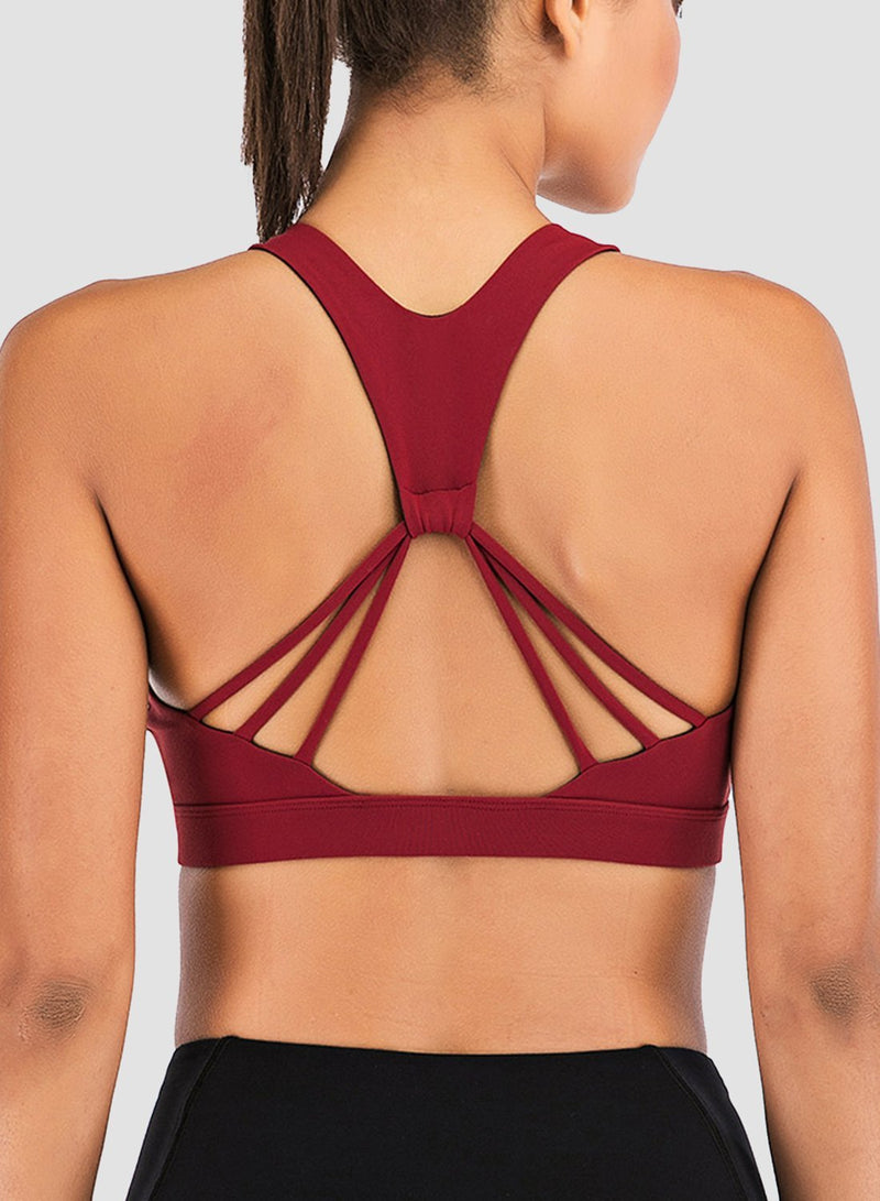 Back Beautifying Low-intensity Sports Bra