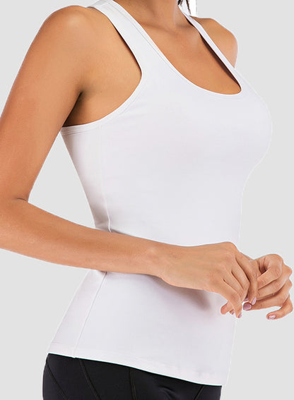 Women Special Back Cross Design Sports Tops