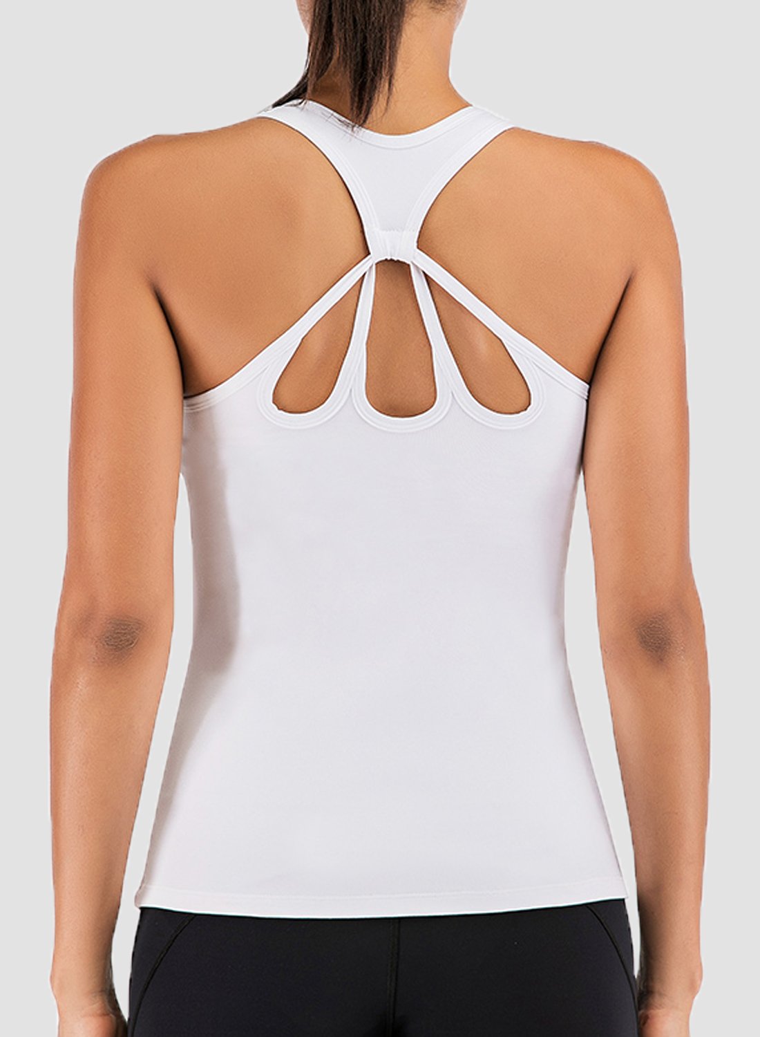 Women Special Back Cross Design Sports Tops