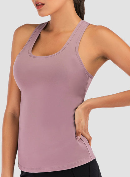 Women Special Back Cross Design Sports Tops