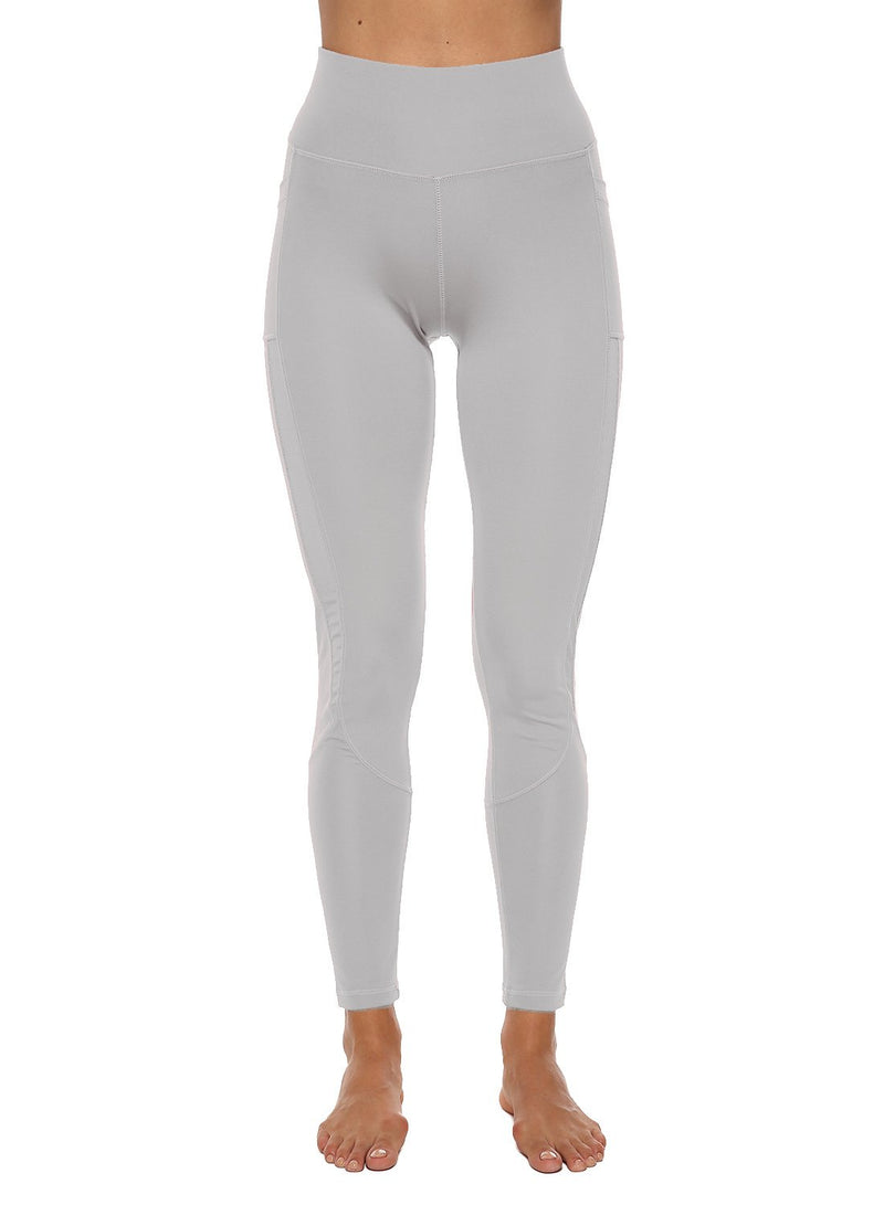 Ultra Soft Mesh Split Joint Women Yoga Pants-JustFittoo