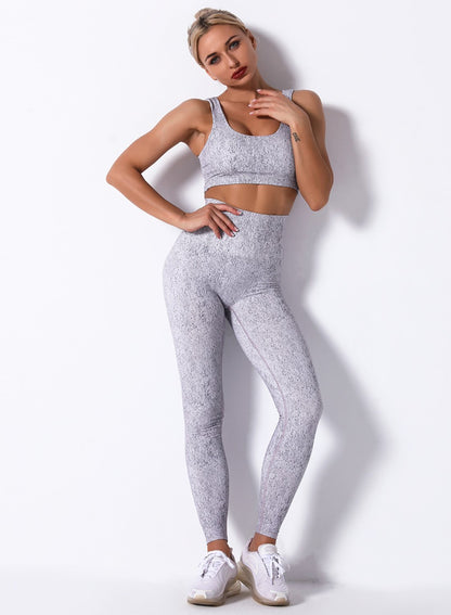 Women Two Piece Sports Bra and Legging