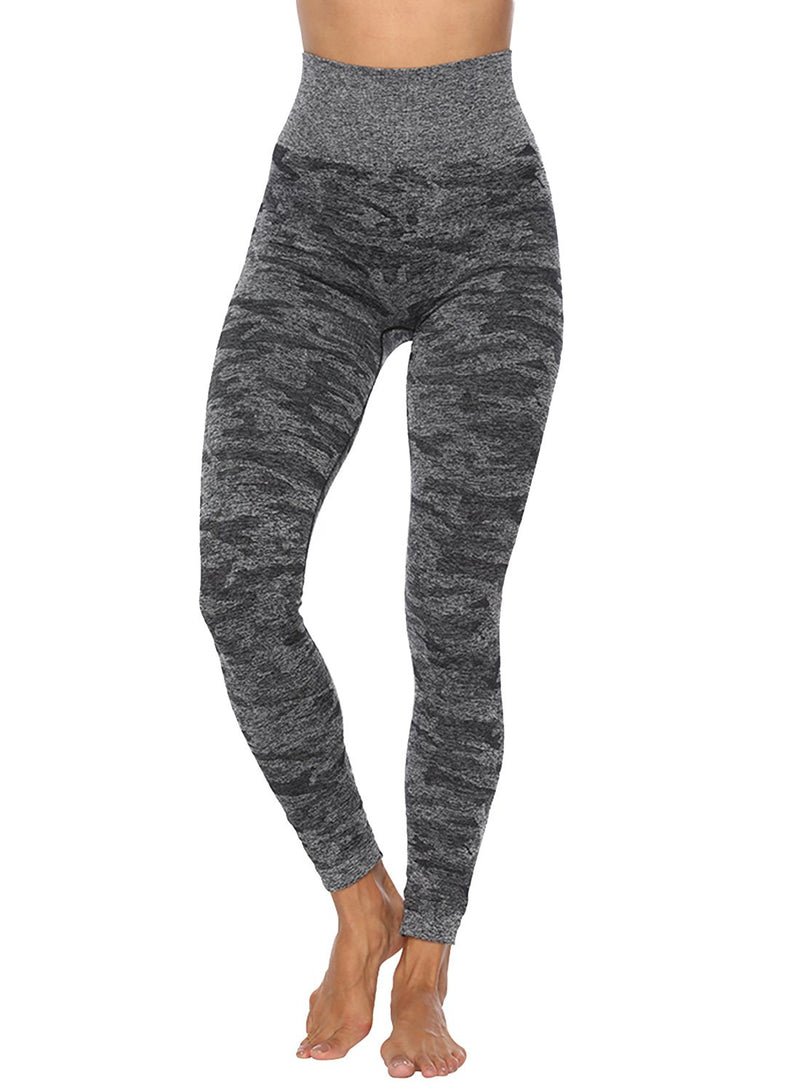 Women's Camouflage Breatheable Soft Workout Yoga Pants-JustFittoo