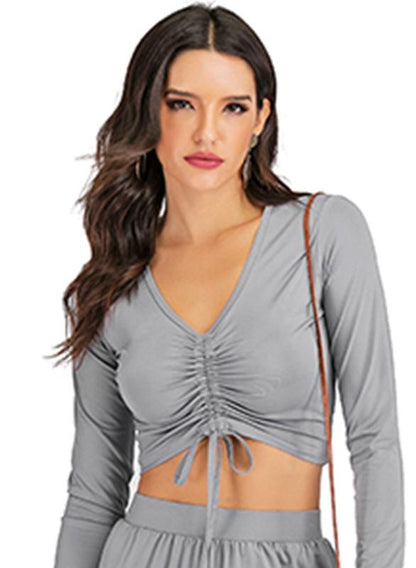 Women Casual Long Sleeve Yoga Top