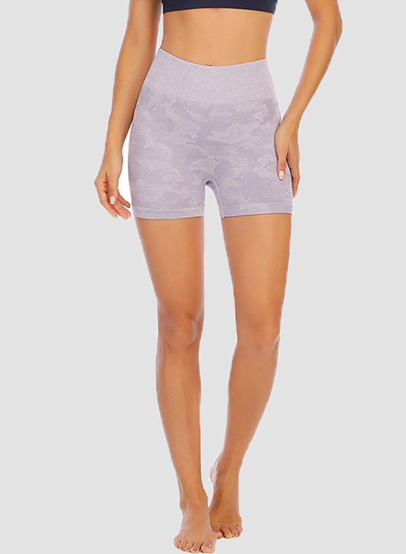 Women Camouflage Seamless Sports Shorts