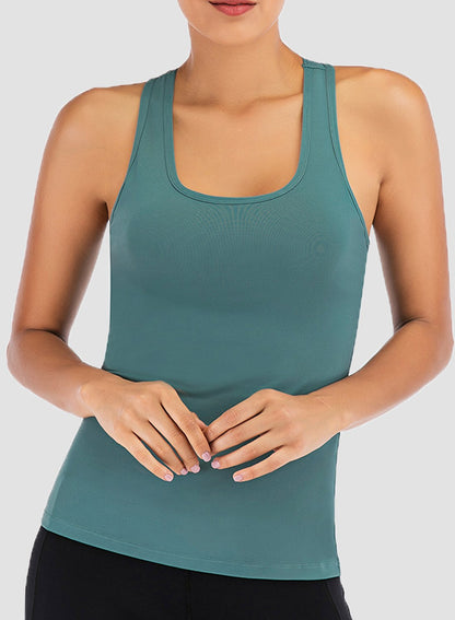 Women Special Back Cross Design Sports Tops