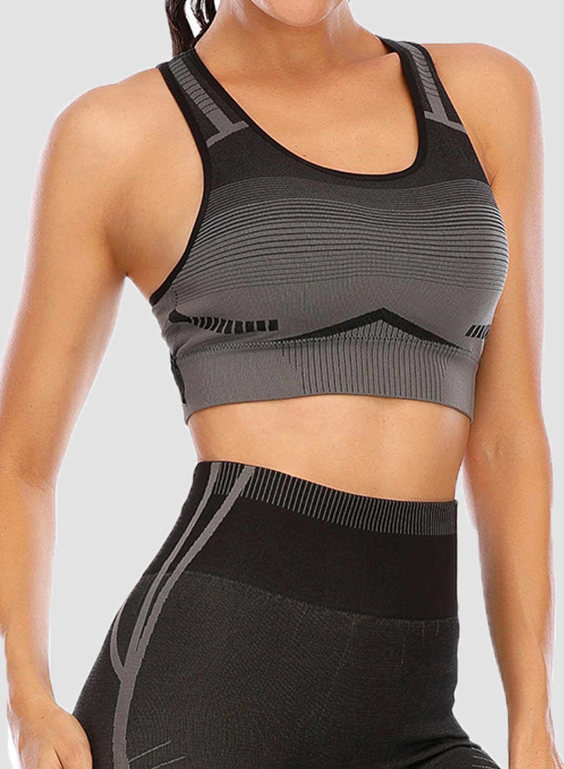 Gradient Change Women Sports Bras Seamless Tops