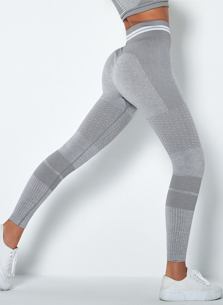 Popular Solid Color Seamless Women Sports Leggings-JustFittoo