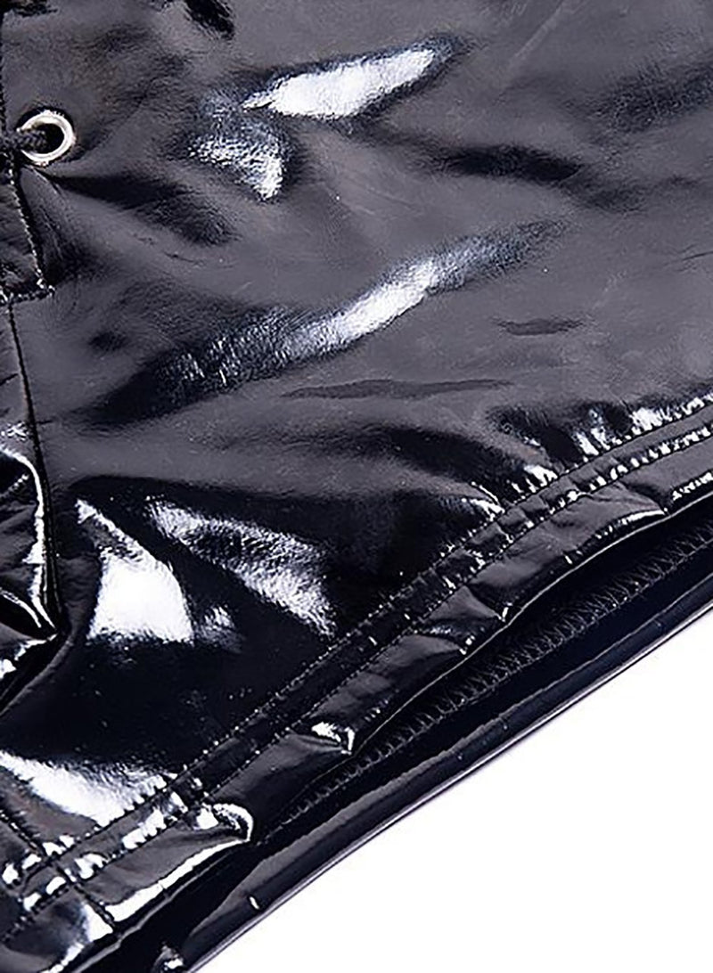 Fashion Women Sexy Slim Fit Faux Leather Shorts