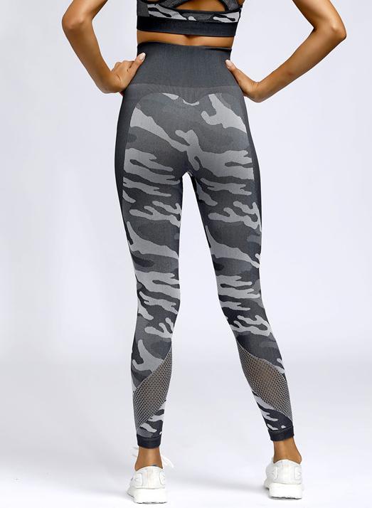 Camouflage Seamless Comfy Yoga Running Legging-JustFittoo