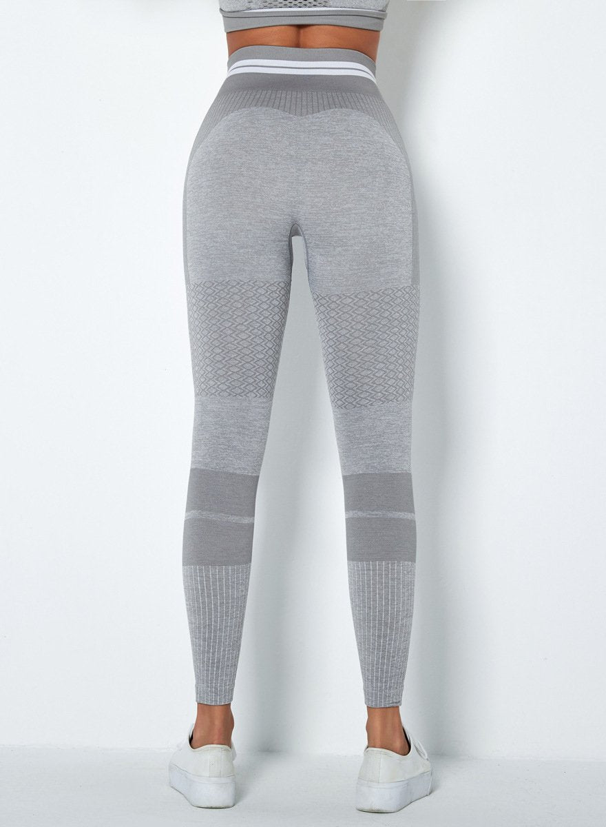 Popular Solid Color Seamless Women Sports Leggings-JustFittoo