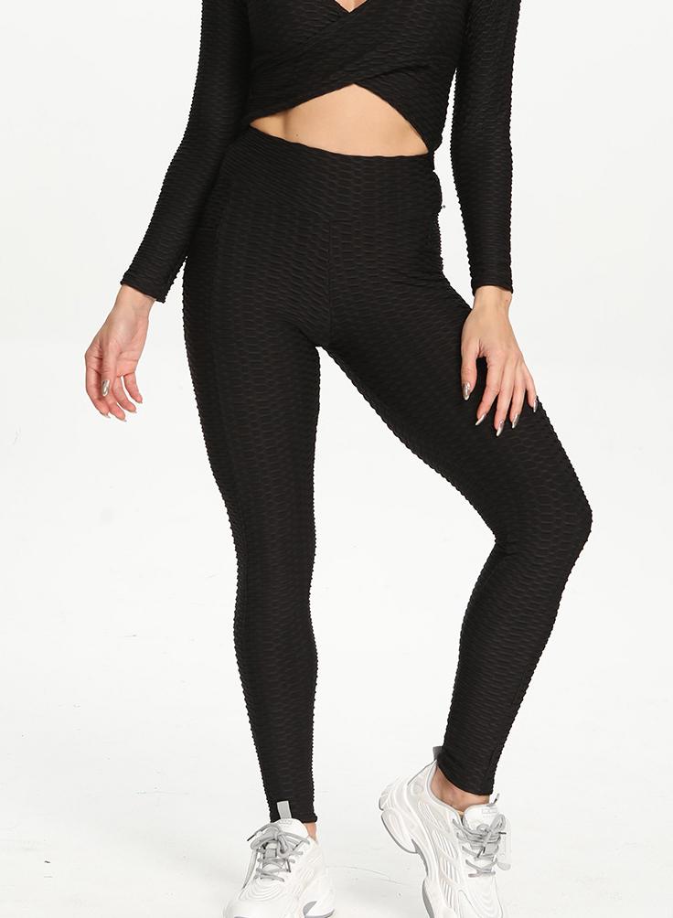 High Waist Breathable Solid Color Women Sports Leggings-JustFittoo