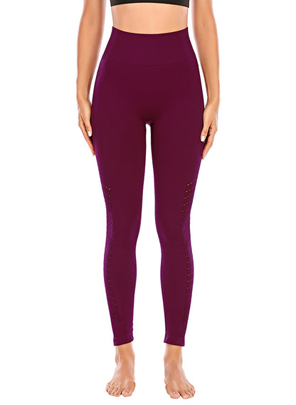 High Waist Seamless Workout Yoga Fitness Leggings-JustFittoo