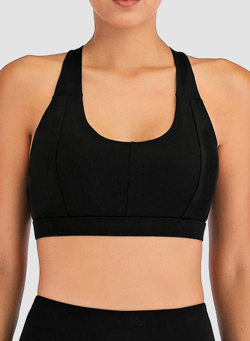 Back Beautifying Low-intensity Sports Bra