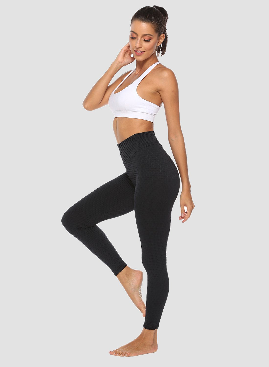 Women Seamless Solid Color Exercise Leggings
