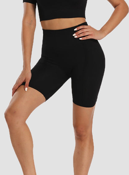 Multiple Solid Color Seamless Women Sports Shorts