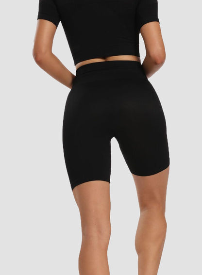 Multiple Solid Color Seamless Women Sports Shorts