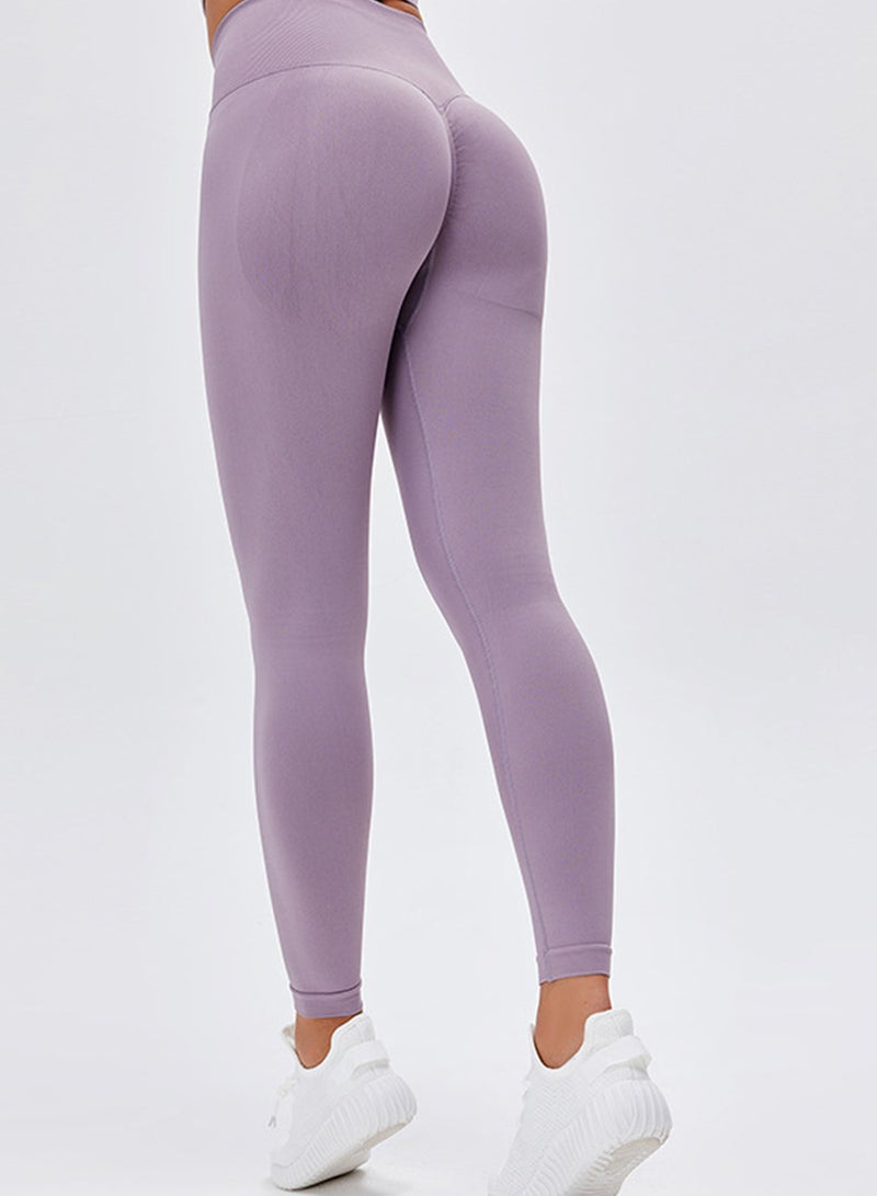 High Waist Body Shaping Running Sports Leggings-JustFittoo