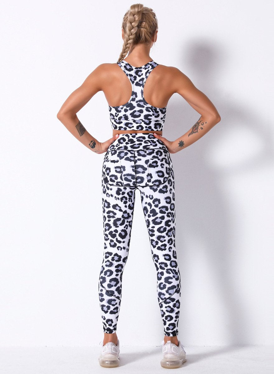 Breathable Print Women 2PCS Sport Bra and Legging-JustFittoo