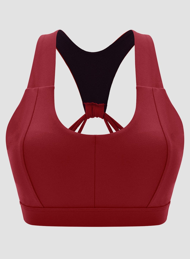 Back Beautifying Low-intensity Sports Bra