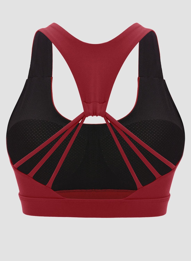 Back Beautifying Low-intensity Sports Bra