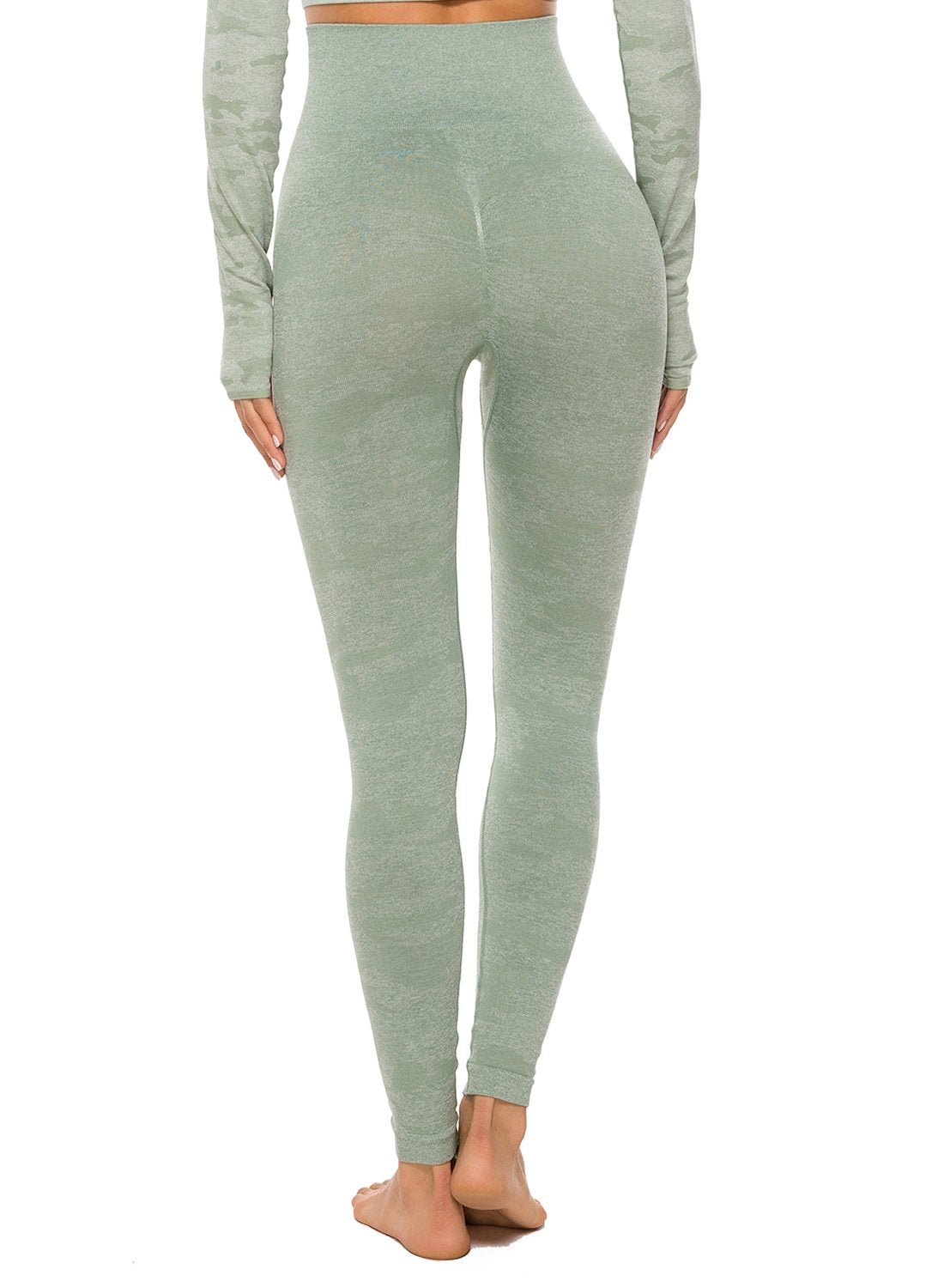 Women's Camouflage Breatheable Soft Workout Yoga Pants-JustFittoo