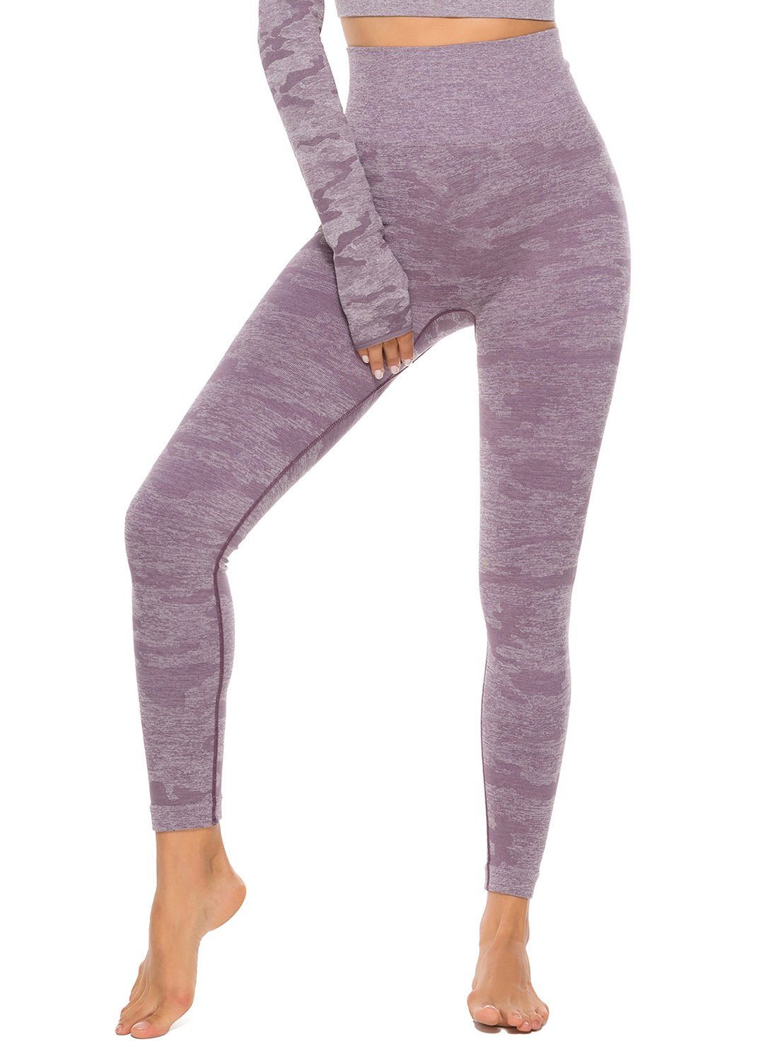 Women's Camouflage Breatheable Soft Workout Yoga Pants-JustFittoo
