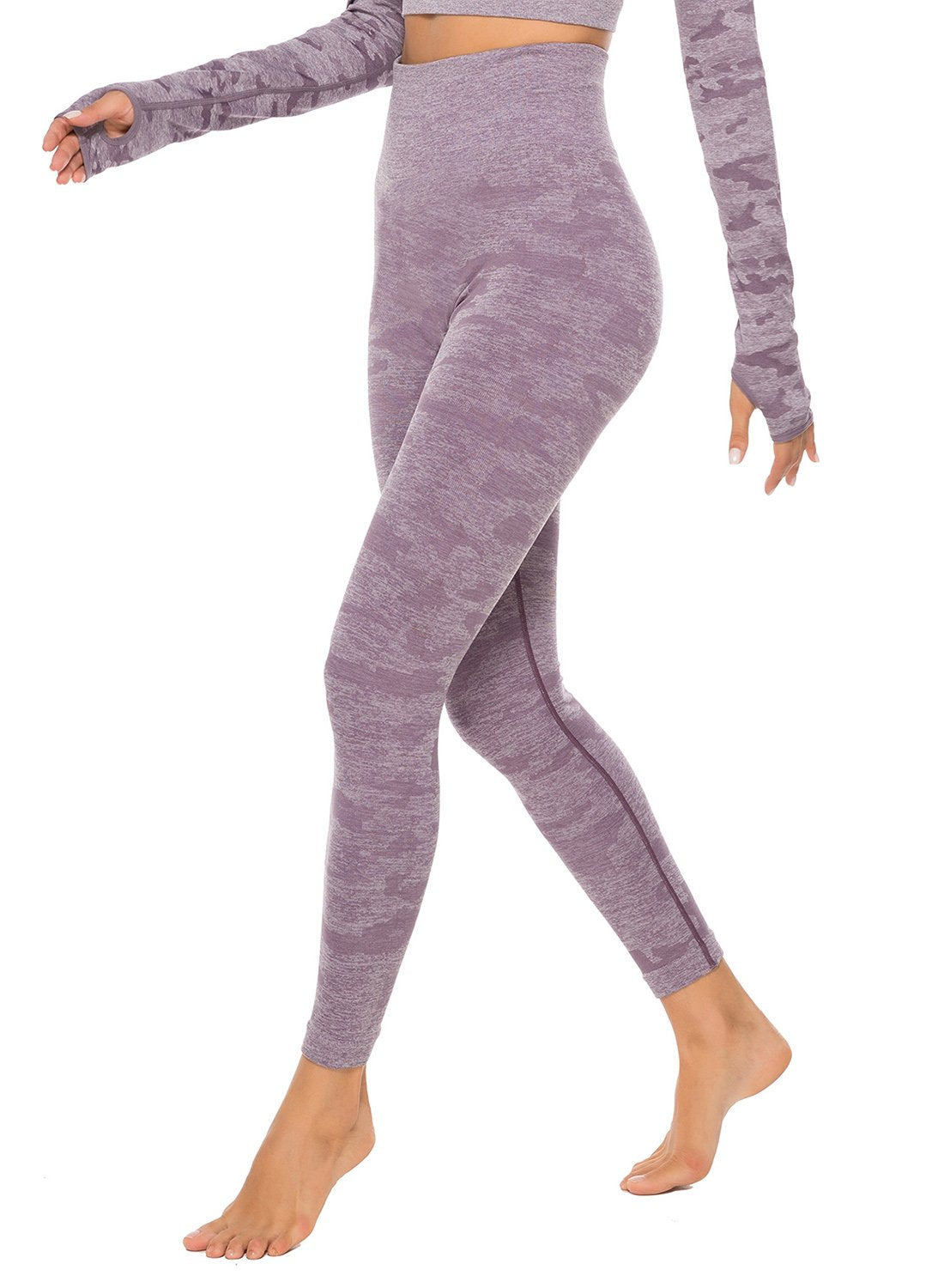 Women's Camouflage Breatheable Soft Workout Yoga Pants-JustFittoo