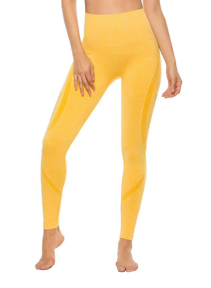 Women's Ultra Soft Seamless Hollow Yoga Pants High Waisted Leggings-JustFittoo