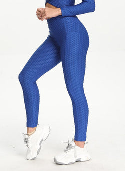 High Waist Breathable Solid Color Women Sports Leggings-JustFittoo