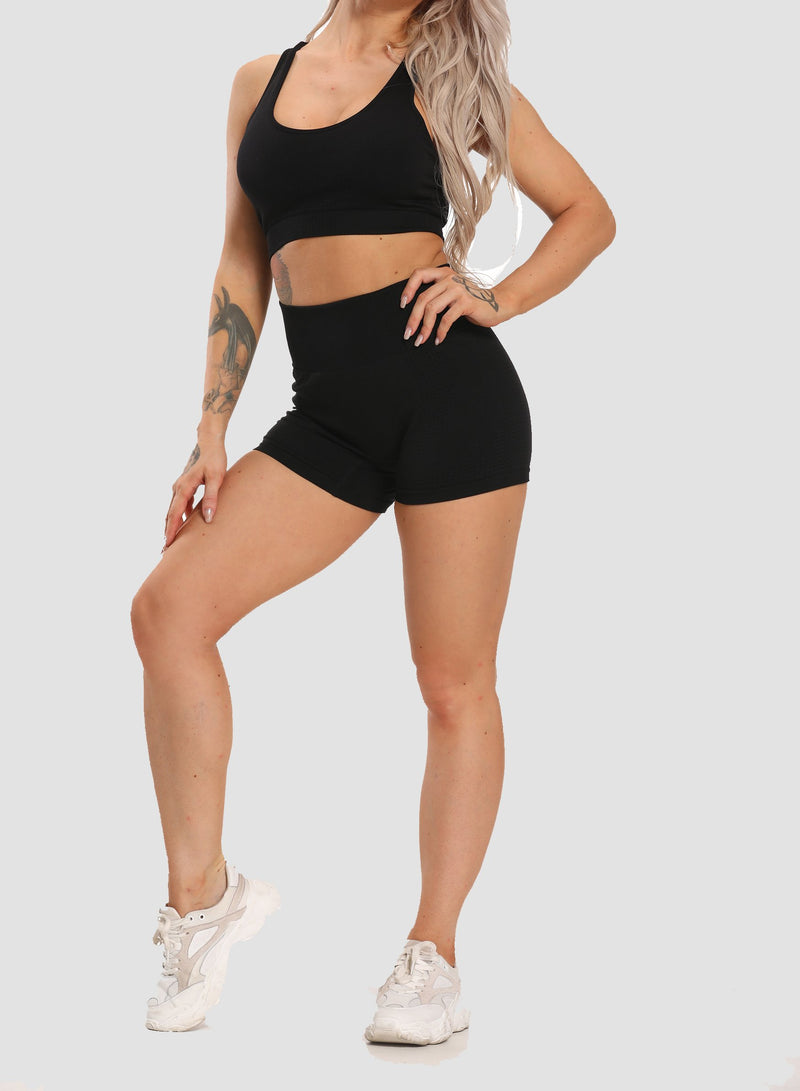 Basic Style Gym Seamless Exercise Tops