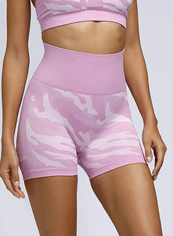 Squat Proof Camouflage Seamless Women Sport Short