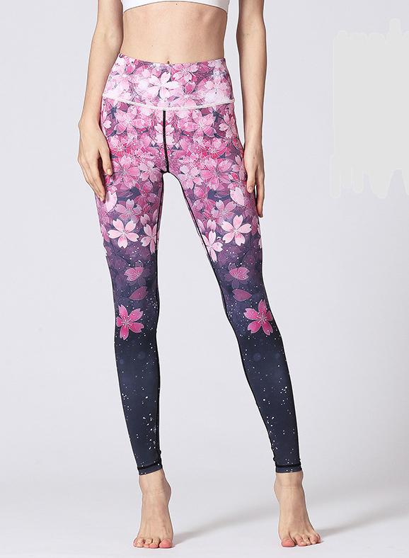 Summer Fashion Print Women Sports Leggings
