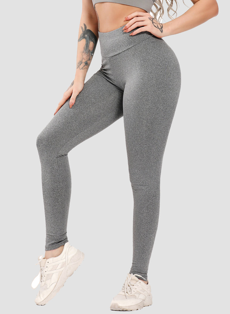 Scrunch Booty High Elastic Ultra Comfy Leggings-JustFittoo