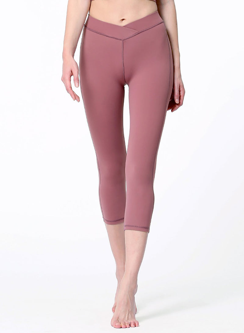Calf-length Sport Fitness Yoga Gym Leggings-JustFittoo
