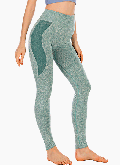 Solid Color Women Seamless Squat Proof Workout Gym Legging