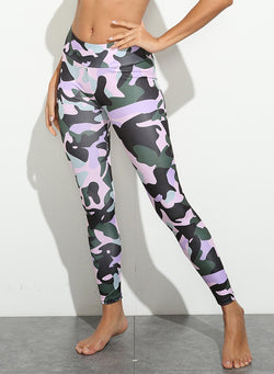 Camouflage Low-intensity Exercise Leggings