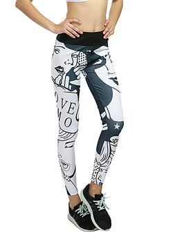 Digital Print Women Workouts Leggings-JustFittoo