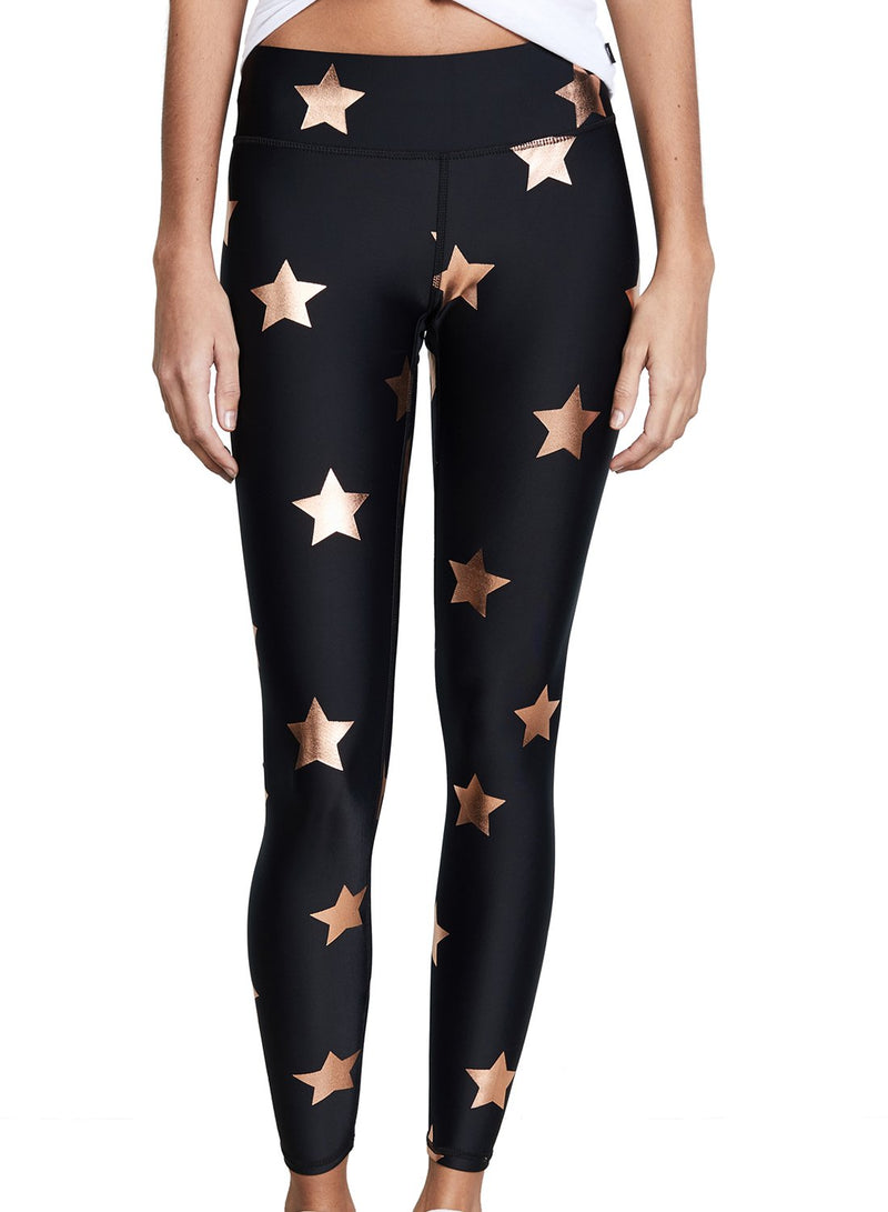 Star Print Breathable Women Fitness Sports Leggings-JustFittoo