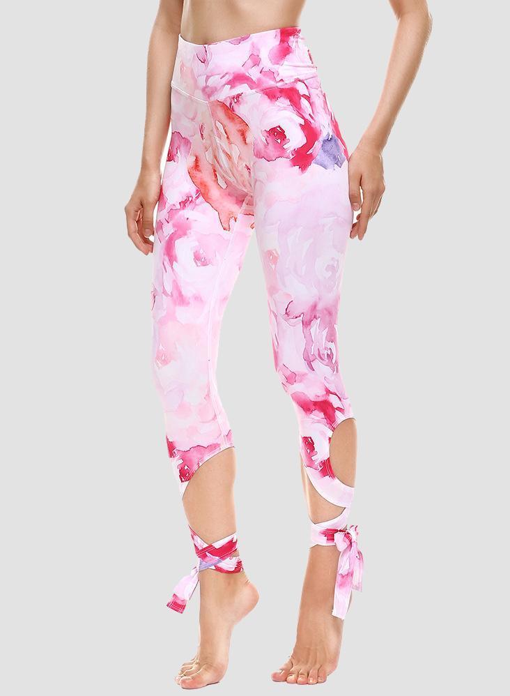 Special Nature Print Women Sport Ballet Leggings-JustFittoo