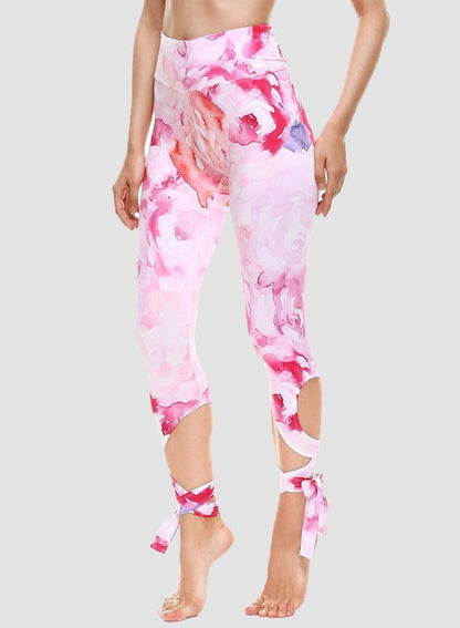 Special Nature Print Women Sport Ballet Leggings-JustFittoo