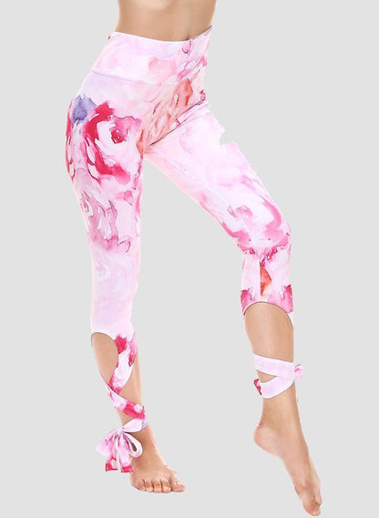 Special Nature Print Women Sport Ballet Leggings-JustFittoo